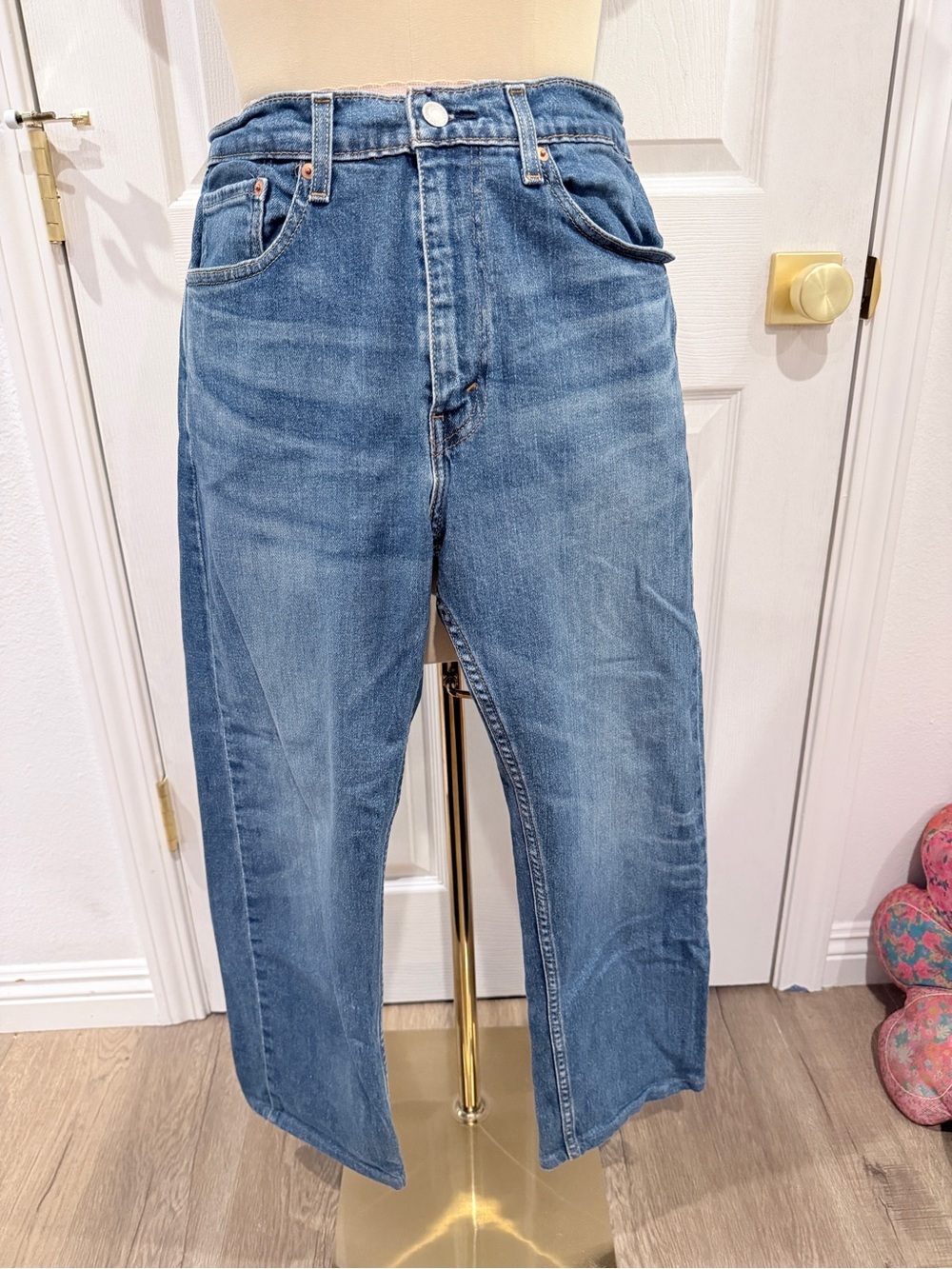 Levi's Relaxed Fit 505 Blue Straight-Leg Jeans